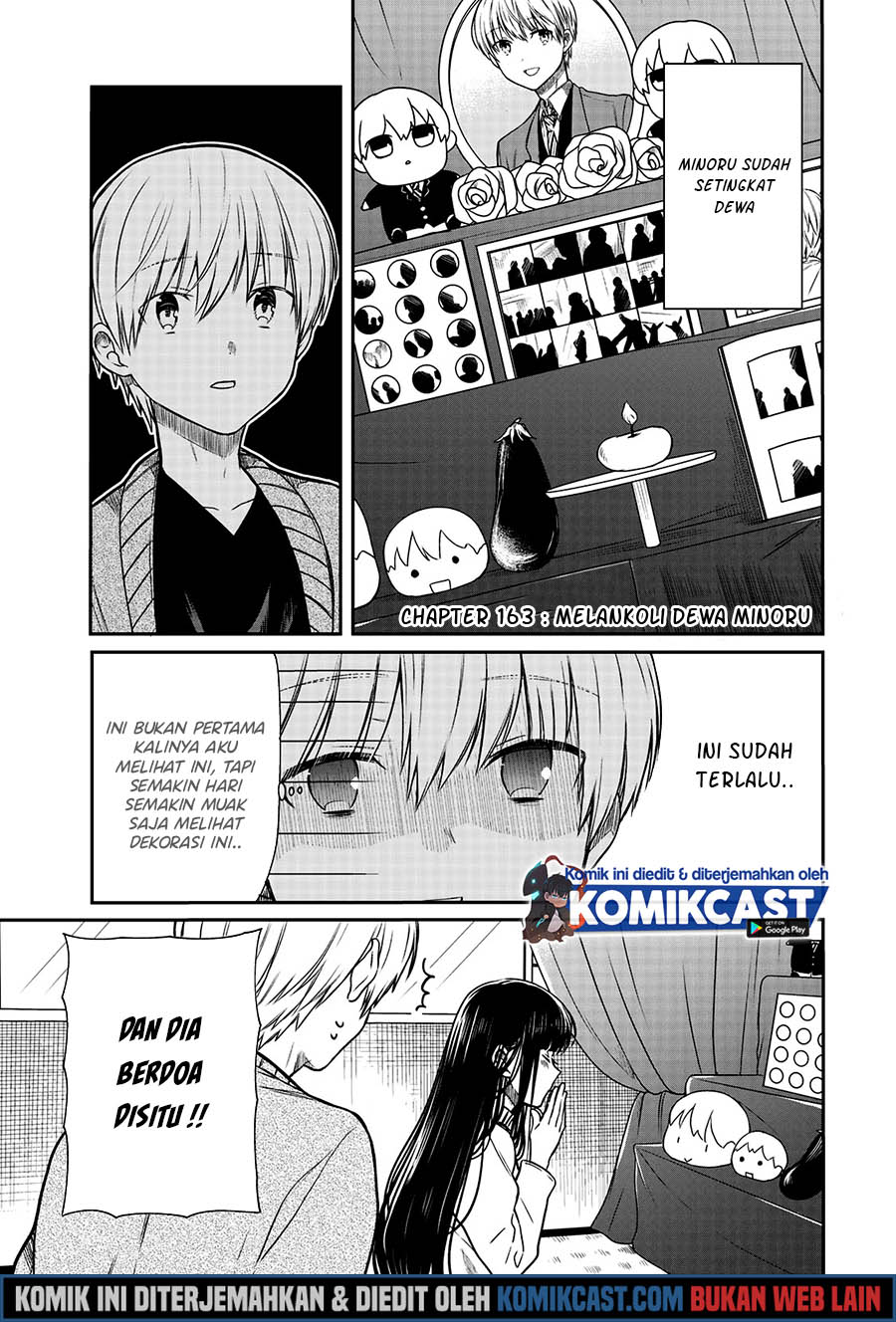 Danshi Koukousei wo Yashinaitai Onee-san no Hanashi Chapter 163 Bahasa Indonesia